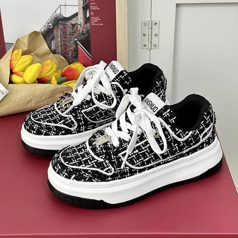 

Sneakers Casual Men Women Designer Board Shoes Fashion Microfiber Leather Breathable Height Increased Flat Platform Couple Shoes 36
