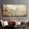 Gerahmte Abstrakte Wandkunst, Weiße Goldene Minimalistische Wandkunst Drucke Dekor für Wohnzimmer, Büro und Schlafzimmer Geschenke