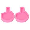 2 Pcs Fondant Molds Easy Cleaning DIY Making Food Grade Silicone Soft Elastic Chocolate Molds for
