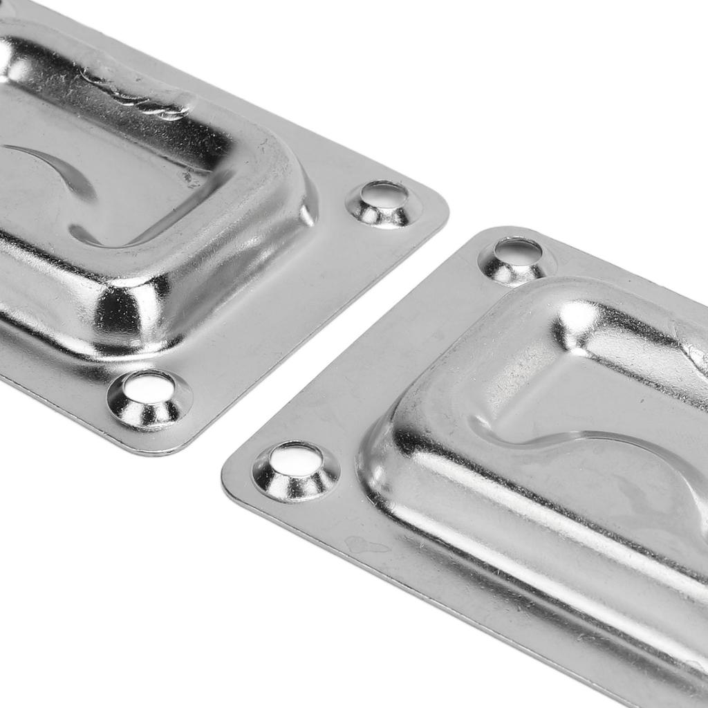 76 X 57mm 2PCS Flush Lift Pull Ring Handle 304 Stainless Steel Durable Flush Mount Recessed Pull Handle