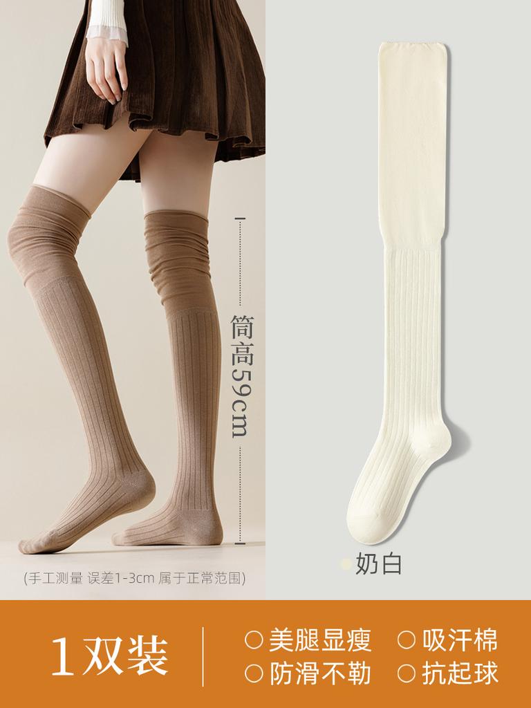 Socks Autumn Mid-Leg Socks Lace Mesh Breathable Cotton Socks Sweat-Absorbing Anti-Odor Antibacterial Lolita Socks Socks Industry