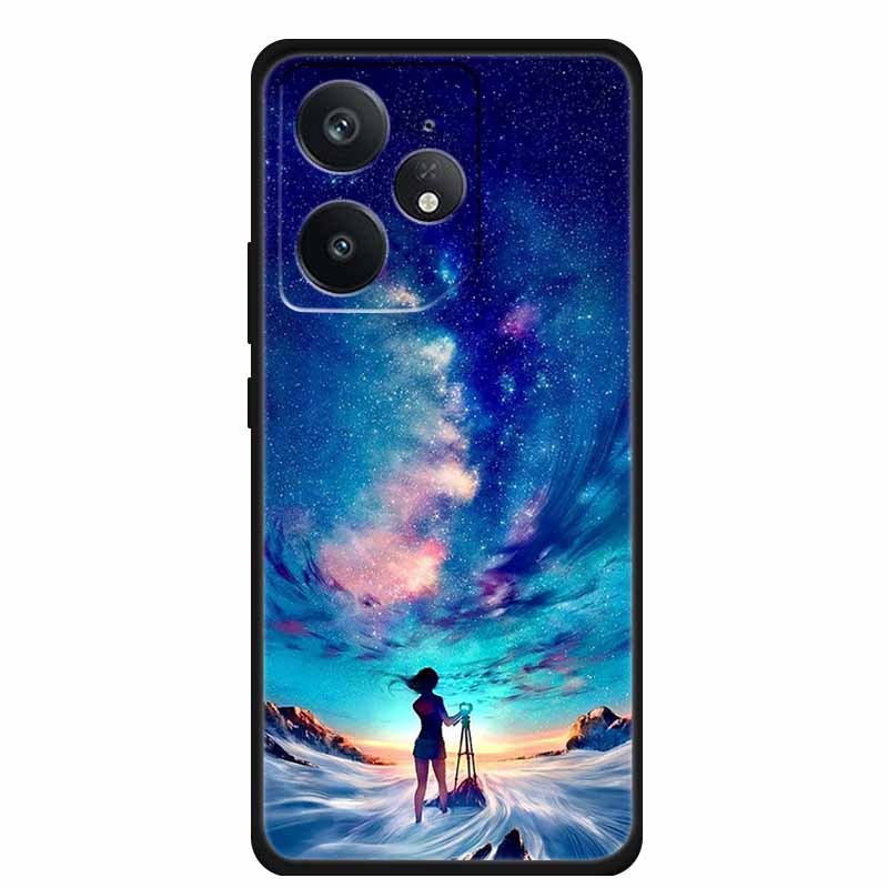 Phone Case For Realme Neo 7 Back Cover Case Shockproof Black Silicone Soft Funda For Realme Neo7 5G Case Coque Shockproof Capas