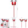 Christmas Elf Leg Santa Claus Plush Figurine With Cartoon Style For Seasonal Tree Decor