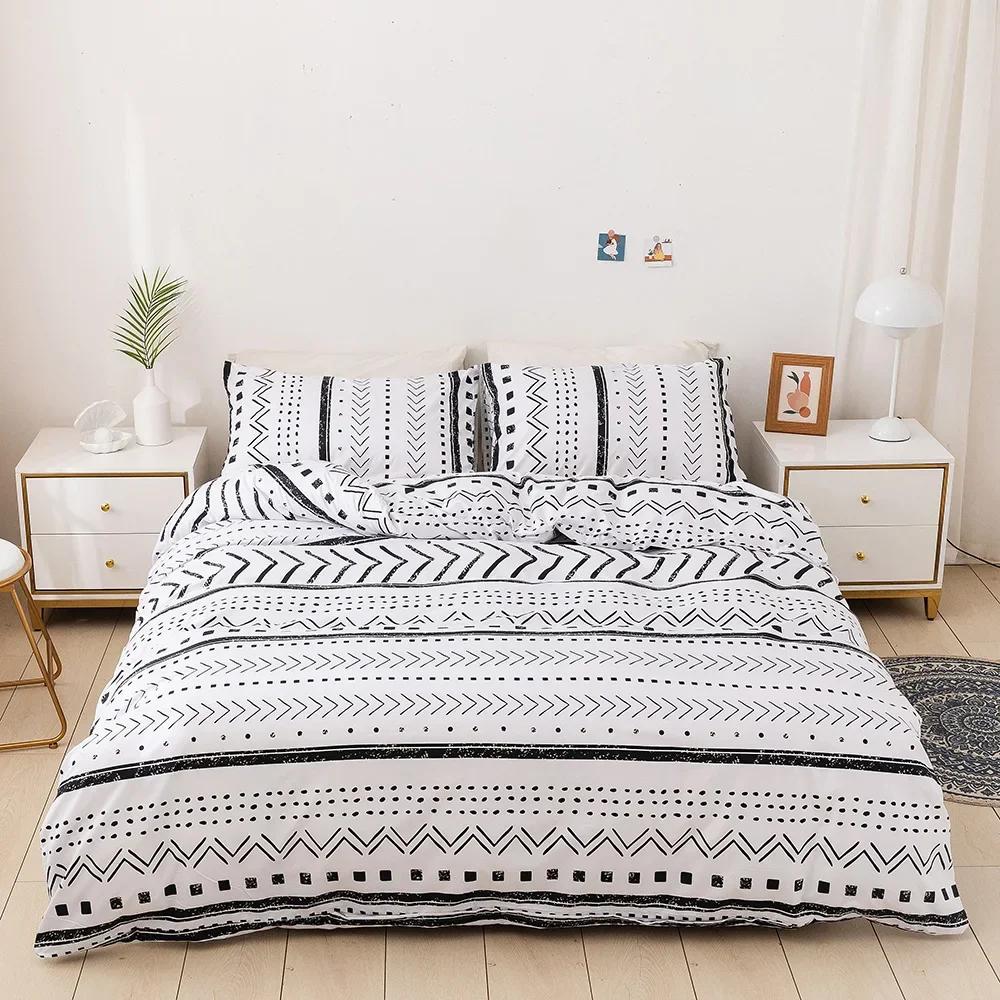 Colorful Butterfly Floral Print Duvet Cover Set Soft Microfiber Bedding Set with Pillowcases Elegant Bedroom Decor Quilt Cover