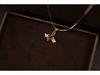 S925 Sterling Silver Heart-Shaped Necklace for Women - Clavicle Chain with Japanese Light Luxury Little Angel Pendant.