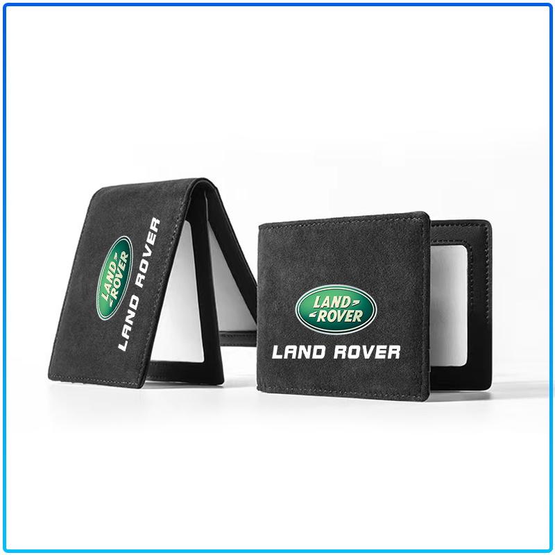 PU Leather Credit Card Case Car Driving Documents Protective Case For Land Rover Freelander 2 L2 L319 L462 LF Range Sport Evoque L322 Discovery 2 3 4