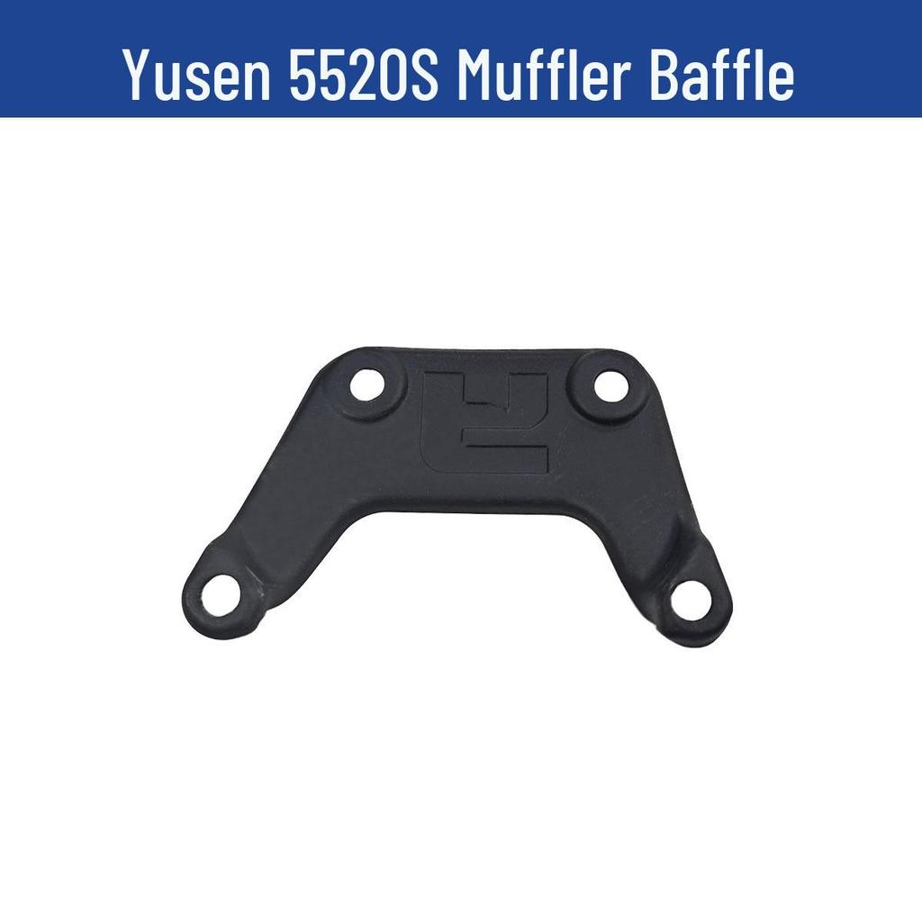 Yusen Chainsaw 5520 Parts: Cylinder, Carburetor, Clutch, Drive Disc, Pull Starter, Ignition Coil, Air Filter.