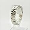 Used [New Battery] BULOVA Ladies Watch Rhinestone Rectangular Silver