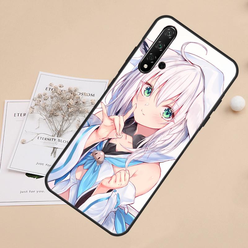 Shirakami Fubuki Hololive For Huawei Nova 10 9 SE 3i 7i 8i 11i 12i Y60 Y61 Y70 Y72 Y73 Y90 Y91 P20 P40 P30 Lite Case