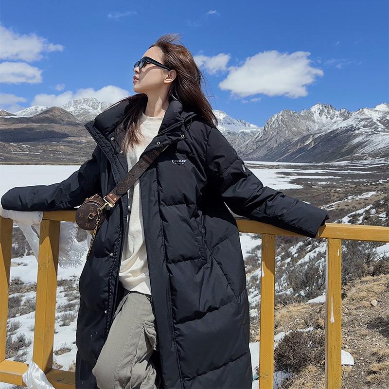 Down Cotton Clothes Women's Winter New Thickened Medium and Long Cotton-padded Jackets