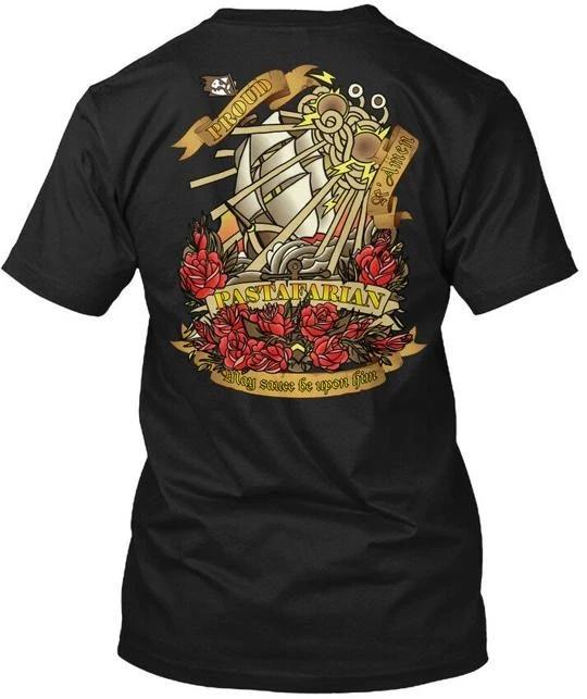 

Pastafarian Pirate Usca Proud Amen Sauce Be Upon T shirt Made In USA S To 5XL 2XL