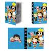 3 Inch 4-Pocket Card Binder, One Piece Anime Card Collection Album, A5 Trading Card Holder, Holds 240 Cards