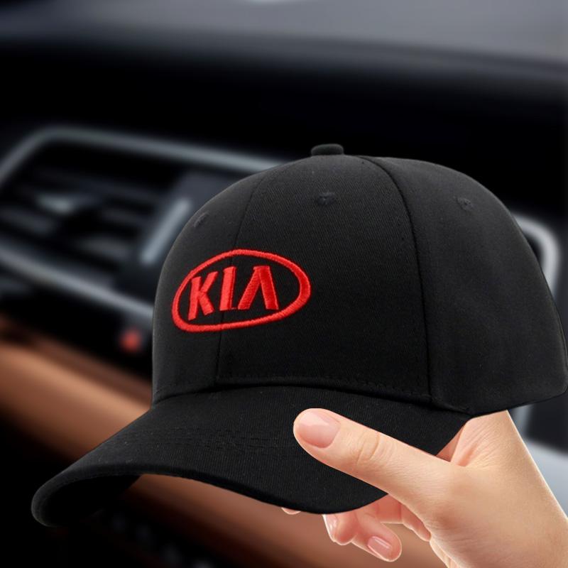 Car Baseball Cap Outdoor Adjustable Casual Hats Sunscreen Hat for KIA Sportage Rio Ceed Picanto K5 K9 Sorento Accessories