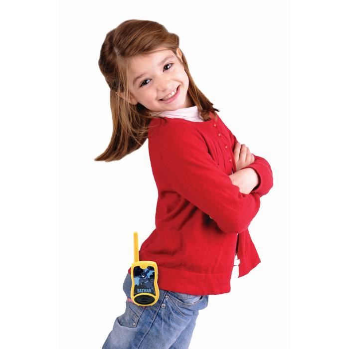 Talkies-walkies batman - lexibook - portée 200m - enfant - garantie 2 ans