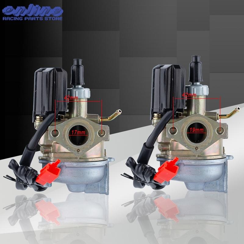 17mm 19mm Motorcycle Carburetor For Honda DIO50 DIO90 2 Stroke Carburetor SA50 SK50 DIO 50 DIO 90 AF18 Dirt Pit Bike ATV Enduro
