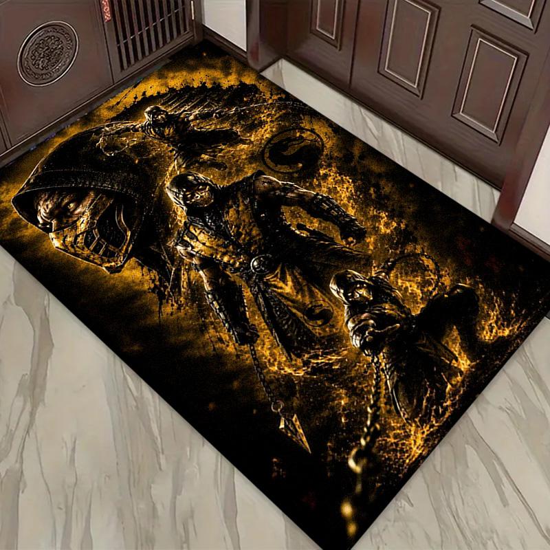Game Mortal Kombat Carpet Rug for Living Room Bedroom Home Sofa Decoration,Kids play Non-slip Floor Mat