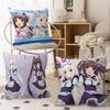 Cute Nekopara Personalized Picture Text Home Decorative Pillows Household Gifts 45X45Cm
