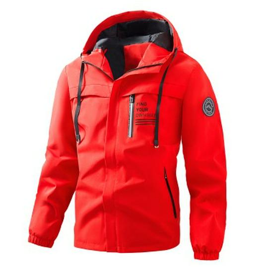 Men's Fleece-Lined Hooded Casual Jacket - 2025 Autumn/Winter Collection