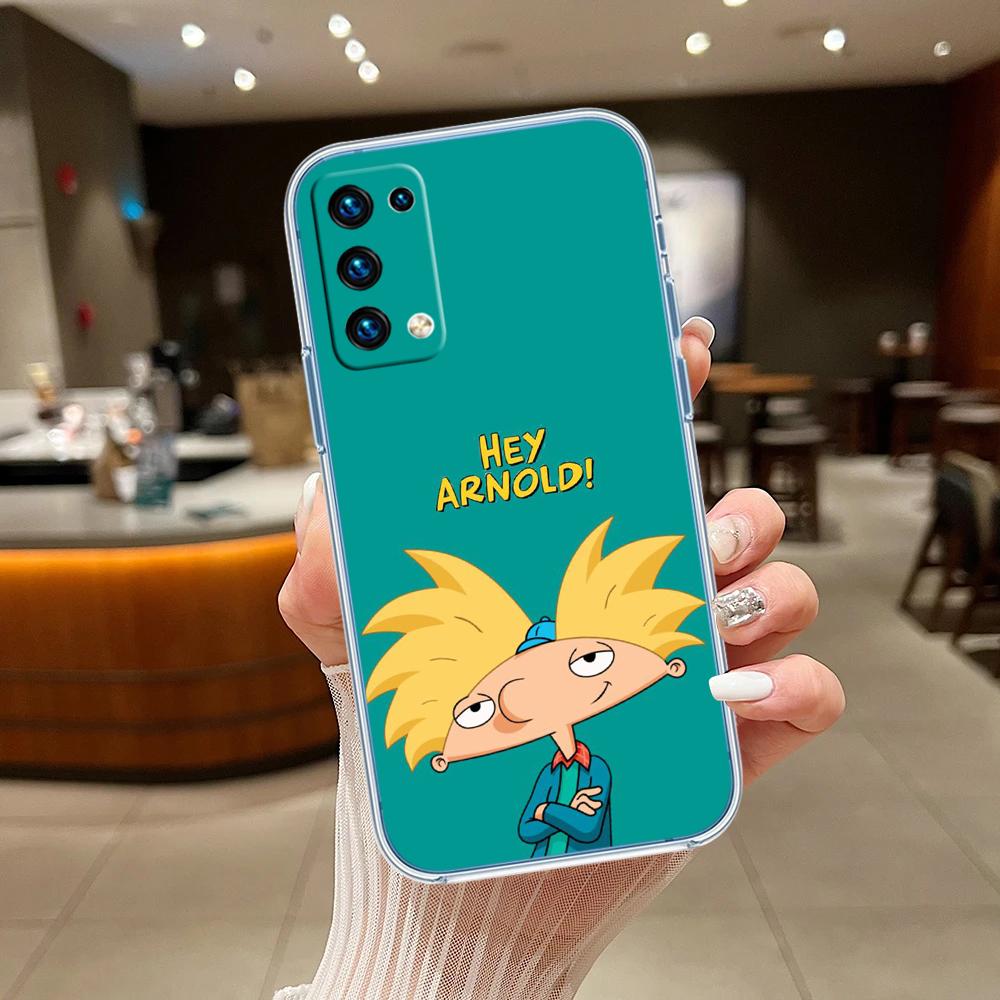S-Special Art Hey A-Arnold Transparent Phone Case for Motorola Moto G7 G8 G9 G84 G85 G73 G24 G15 Z2 Play Power Plus