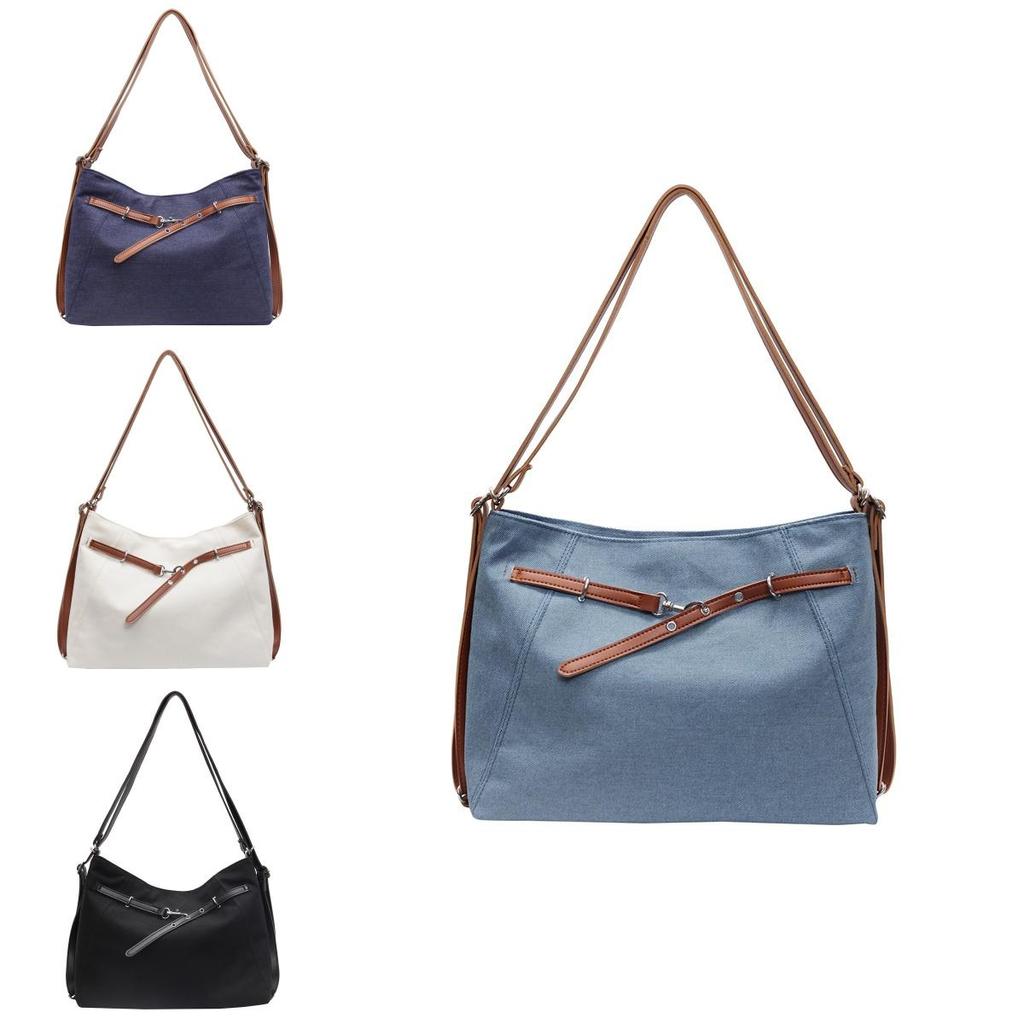 Fashionable Canvas Bag For Women With Crossbody Design And Large Capacity