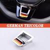Car Steering Wheel Logo Emblem Sticker Decals For VW GTI Polo Golf Jetta MK6 MK7 MK8 Passat B6 B7 B8 Tiguan CC T-ROC Tire Valve