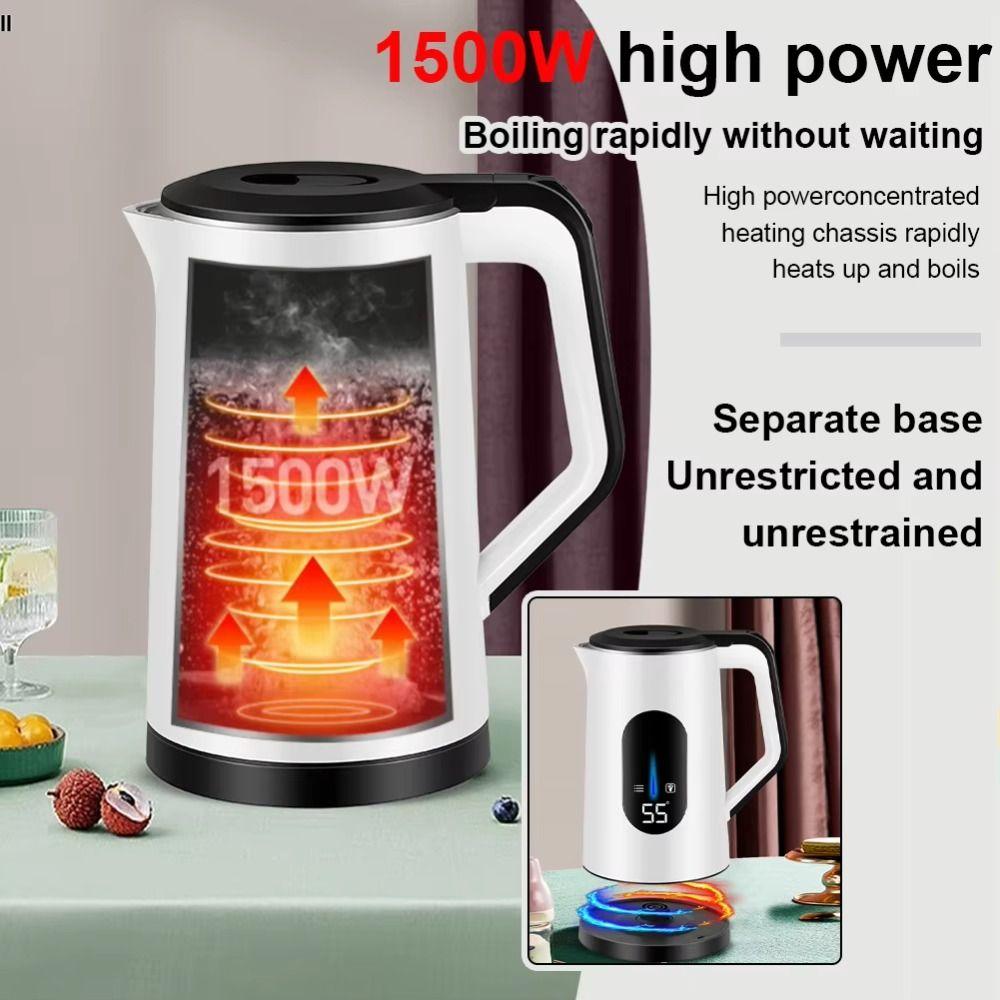 Fast Boil Electric Tea Kettle 2.2L Hot Water Kettle Water Heater Electric Kettle Office