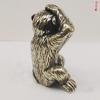 Creative Brass Monkey Zodiac Tea Pet - Personalized Desktop Ornament Gift