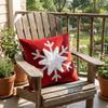 Festive Christmas Pillow Cover Unfilled Throw Pillow Cover Xmas Sofa Pillowcase  Holiday Decor