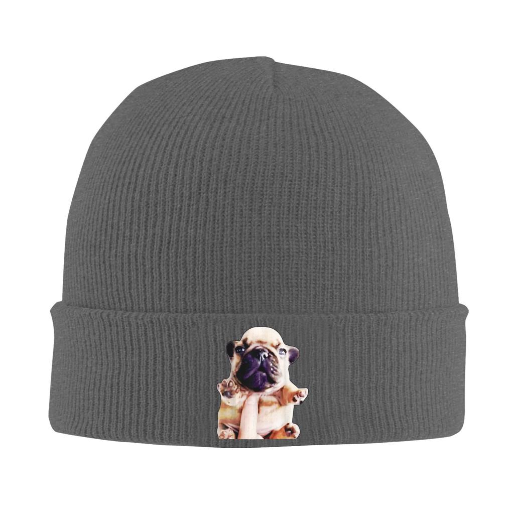 Unisex Pibble Meme Funny Dog Brainrot Wash My Belly Meme Beanie Hats  Casual Knit Hat Autumn Kpop Caps Design Warm Bonnet Hats