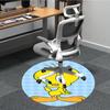 1pc Looney Tunes Tweety Bird Office Round Area Rug, Under Office Chairs Bedroom Living Room Home Decor  A1022308