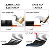 Easy Fanning Lashes 8-25mm Volume Russe Autofan Cilios Soft Professional Eyelash Extension Faux Natural Individual Eyelashes