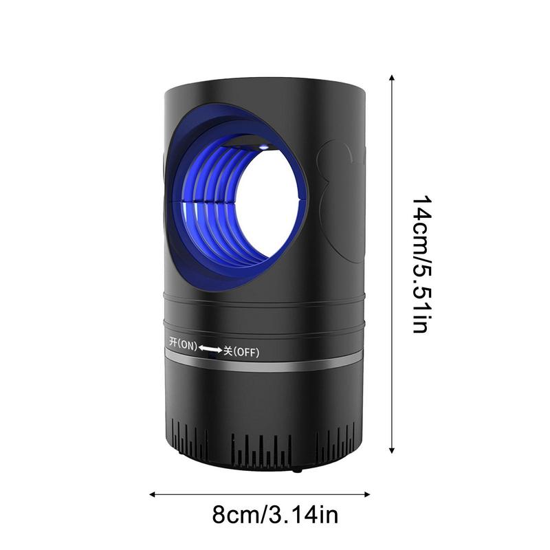 UV-Licht Fliegenfalle Inhalation USB-wiederaufladbar Innen Fliegenvernichter Lampe Elektrischer Fliegenzapper mit UV-Licht Stumm Mückenabwehr