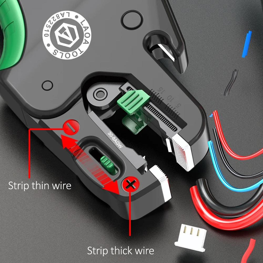 Multifunktionale Schnelle Vollautomatische Abisolierzange Kabelschneider Kneifzange Einstellbare Elektrikerzange