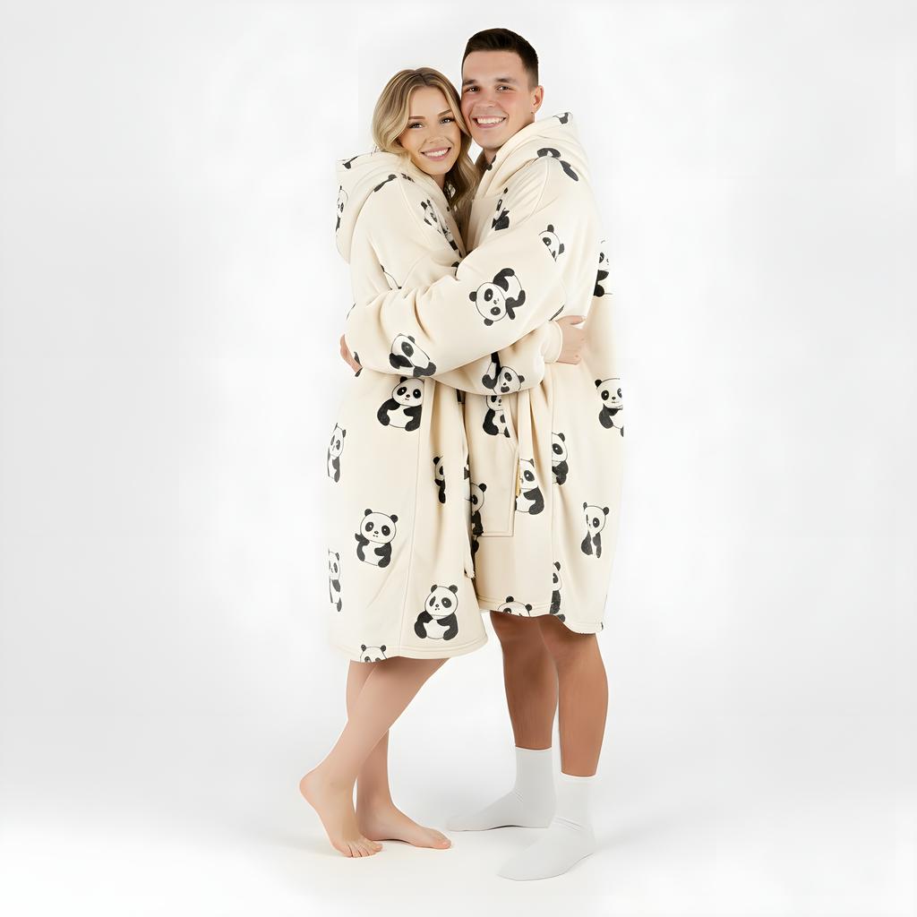 Bardzo Miękki Szlafrok Kocobluza Lazy Robe Panda 100 Cm