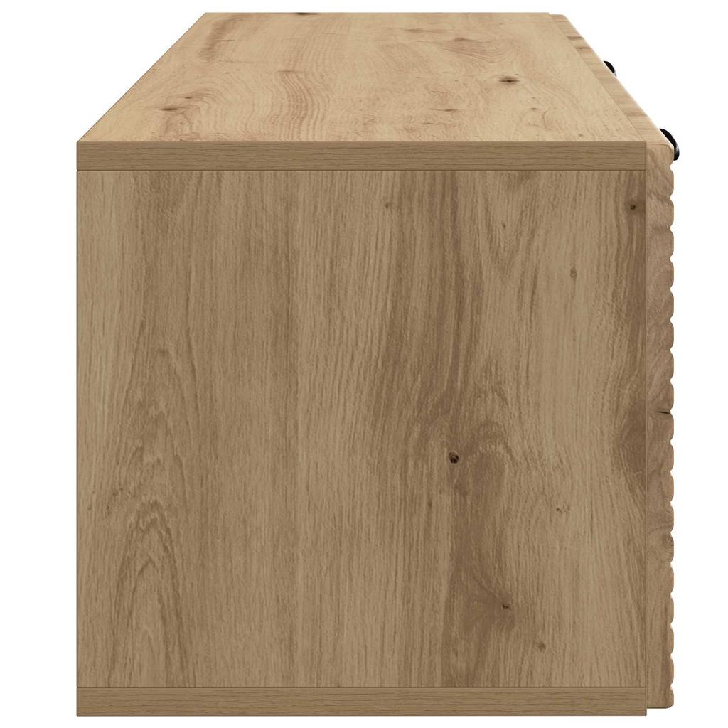 Wall Mounted TV Cabinet Artisan Oak Finish 78.5 x 31 x 30 cm