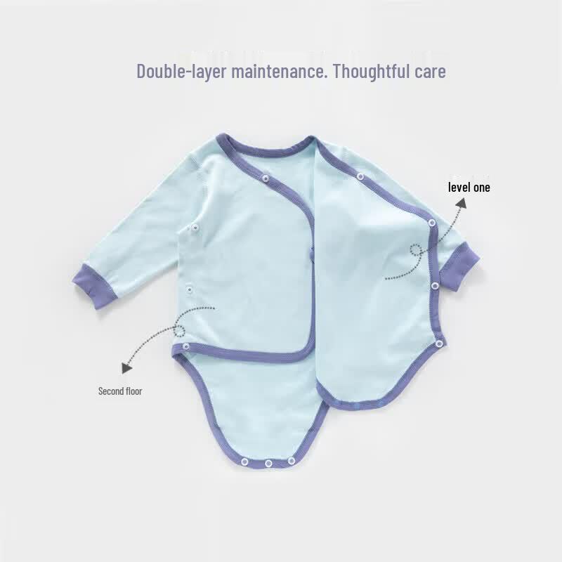 Happy Bear Baby Pure Cotton Long-Sleeve Bodysuit Set