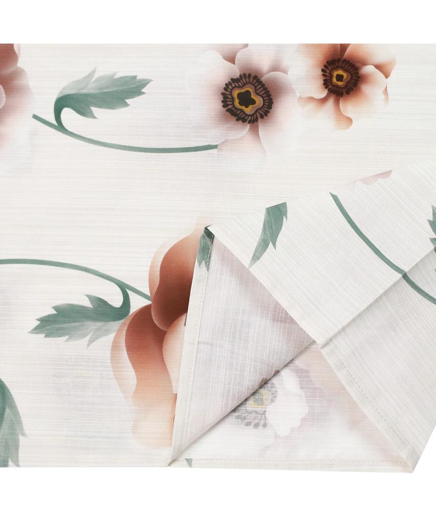 Yukata Change Set Heiko H Caramel One Size Fits [KYOETSU] Set, Weave, Unbleached, 6-piece (yukata, Obi, Underwear, Geta, Waistband) Women's (2.