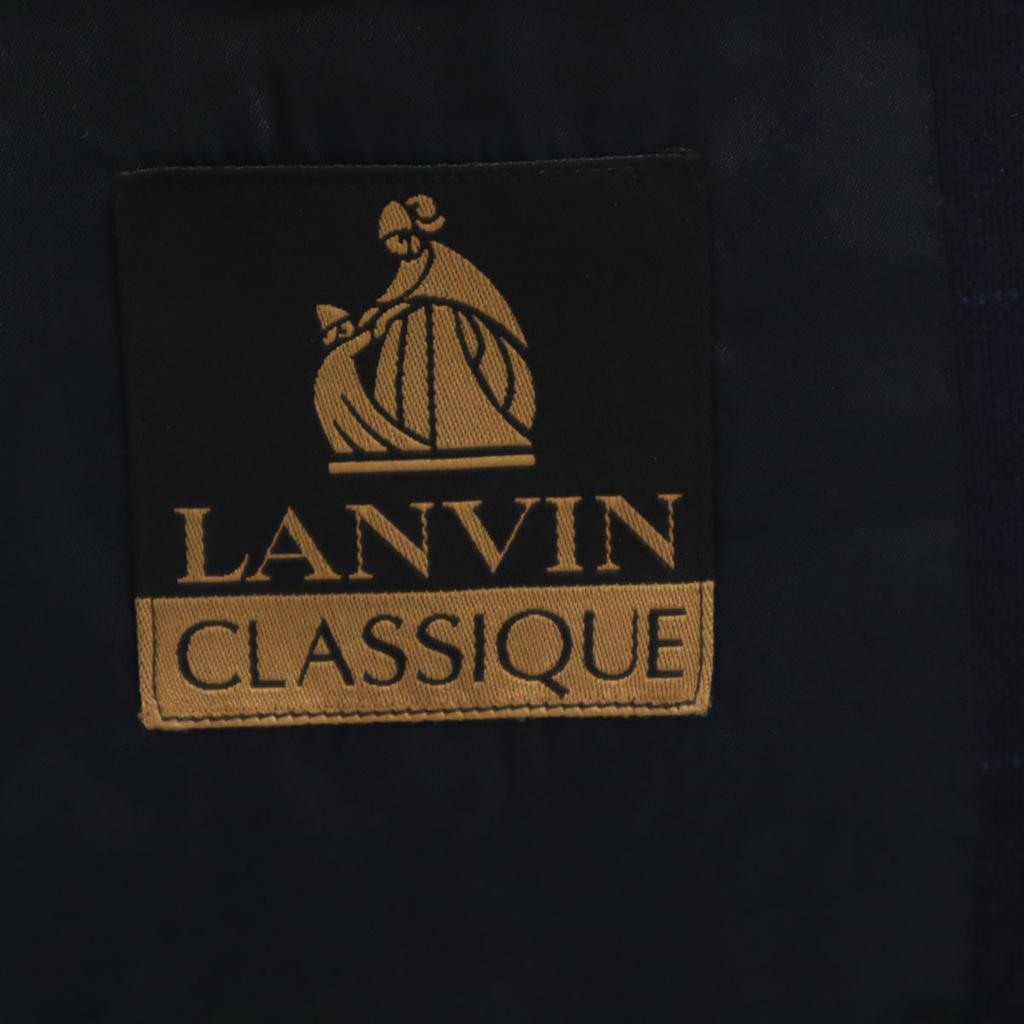 LANVIN CLASSIQUE 90-tallet Silkeblanding Kasjmirblanding Gammel skreddersydd jakke Herre Brukt