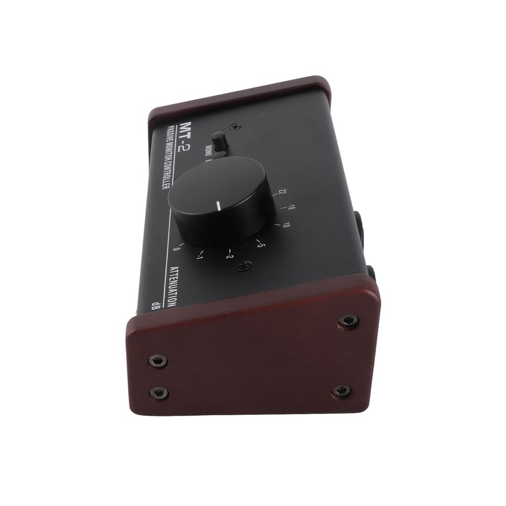 Passive Monitor Controller with XLR 3.5mm Inputs Outputs Supports Attenuation Control Mute Function