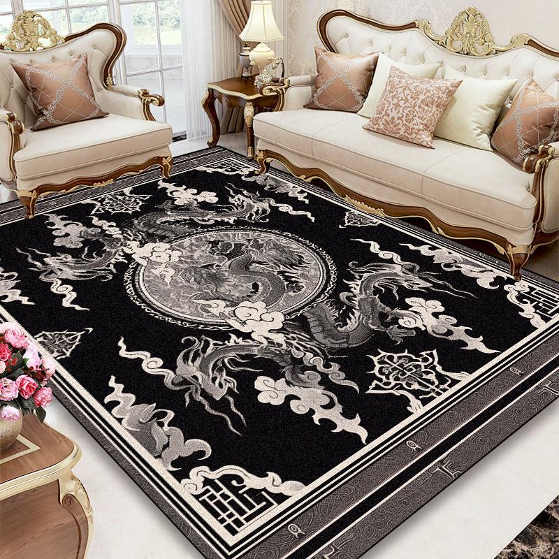 Living Room European Style Carpets Large Area Sofa Area Rugs for Bedroom Decoration Cloakroom Floor Mat Non-slip Entrance Carpet