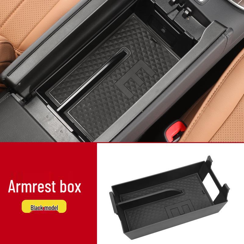 Storage Organizer for Mercedes-Benz GLC260, New C/E-Class, and E300L Center Console Armrest.