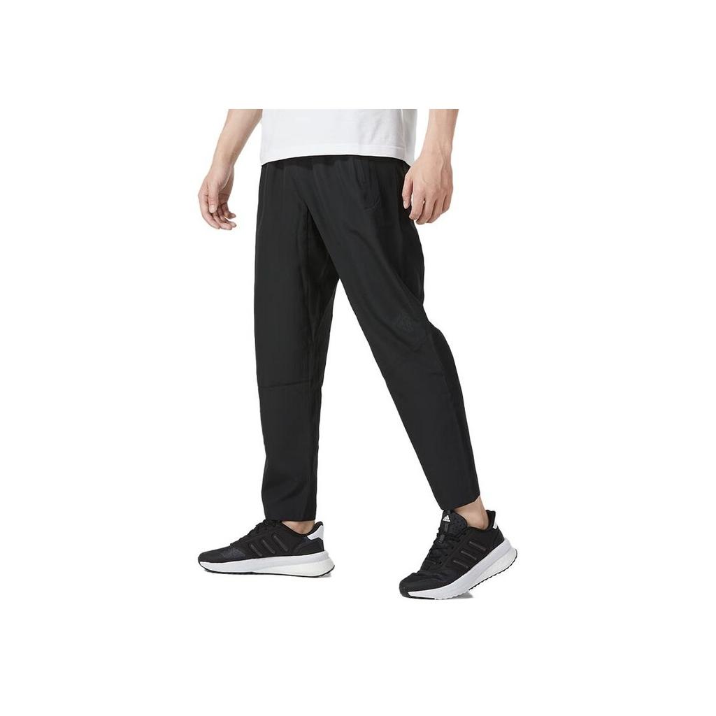 Adidas Solid Color Sports Breathable Casual Pants Men Bottoms Black HY0764