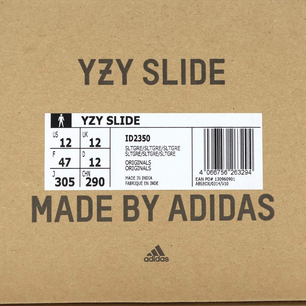 ID2350 adidas Yeezy Slide Slate Grey Black (Men's)