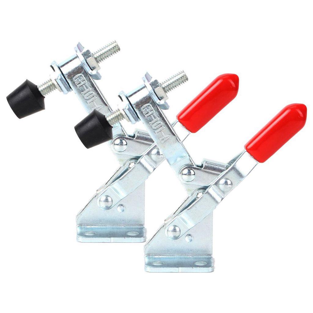 2Pcs 101A 50Kg//110LBS Toggle Clamp Capacity Vertical Handle