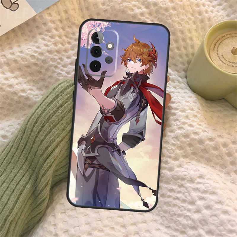 Tartaglia Genshin Impact Case For Samsung Galaxy A06 A26 A16 A56 A36 A05 A22 A32 A52 A54 A34 A14 A55 A15 A53 A33 A35