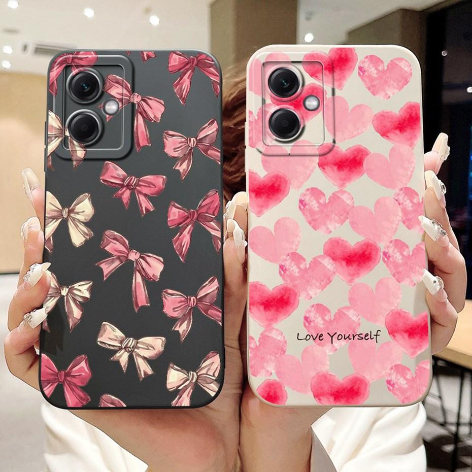 Beautiful Floral Phone Case For Xiaomi Redmi Note 12 5G Soft Silicone Shockproof Cases For Redmi Note 12 Pro Note12 5G Bumpers