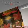 2pcs  Curtains Autumn Leaves Plaid Pattern Popular Curtain Cloth Durable Polyester Curtains Outdoor Decorations for Bedroom