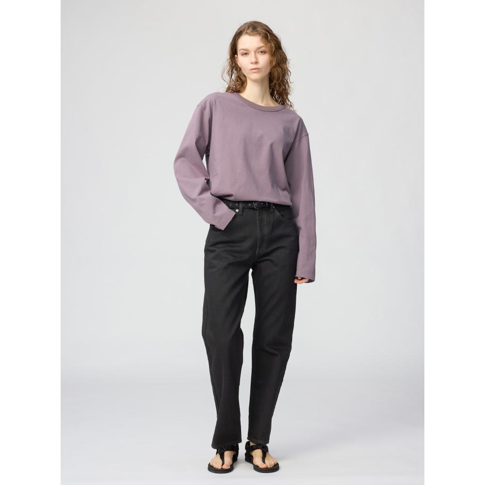 Uniqlo Wash CoTTon Crew Neck T  Long Sleeve 