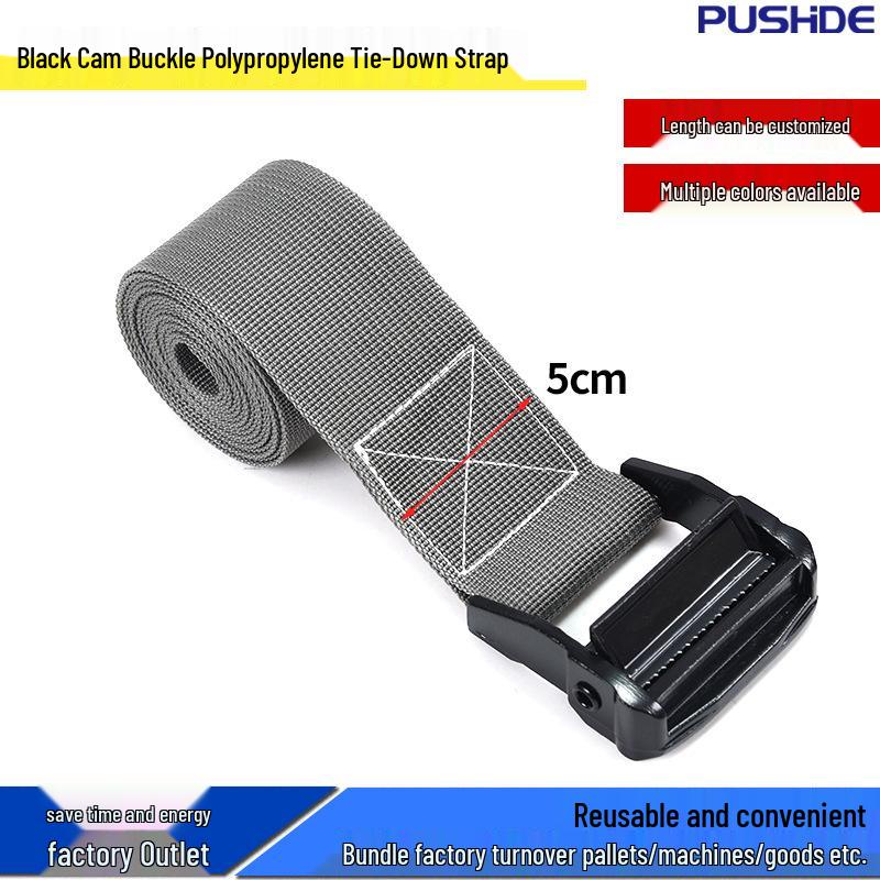 Zinc Alloy Cam Buckle Polypropylene Strap for Cargo Tie-Down