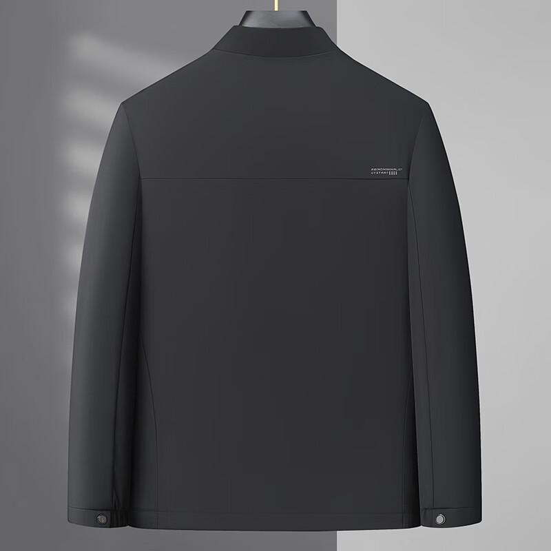 Dibinze Men's Plus Size Stand-Collar Jacket